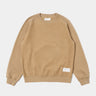UNIVERSAL WORKS SWEATSHIRT BRUSH BACK 31184 SAND - Shoelosophy