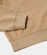 UNIVERSAL WORKS SWEATSHIRT BRUSH BACK 31184 SAND - Shoelosophy