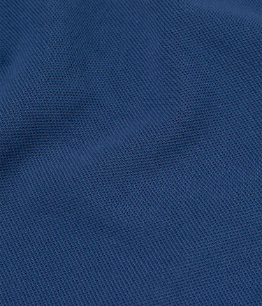 UNIVERSAL WORKS VACATION POLO PIQUET BLAU - Shoelosophy