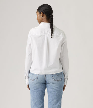 LEVI'S DAMEN CROPPED HARLIE HEMD 003P2-0007 WEISSES DAMENHEMD