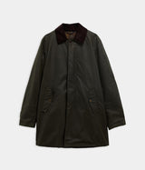 BARBOUR X BARACUTA TRENCHCOAT BRCOS1157 WAX OLIVE - Shoelosophy