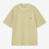 CARHARTT WIP NELSON WAFFLE T-SHIRT I036185 SANFTES GRÜNES STÜCKSTÜCKGEFÄRBT - Shoelosophy
