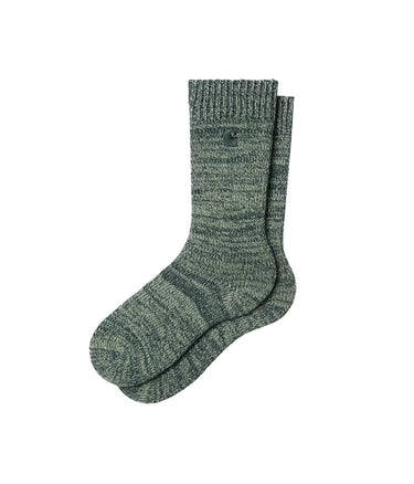 CARHARTT WIP TONY SOCKS I035478 DARK FIR HEATHER - Shoelosophy