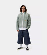 CARHARTT WIP OG DOUBLE KNEE LONG SHORT I037493 BLUE RINSED - Shoelosophy