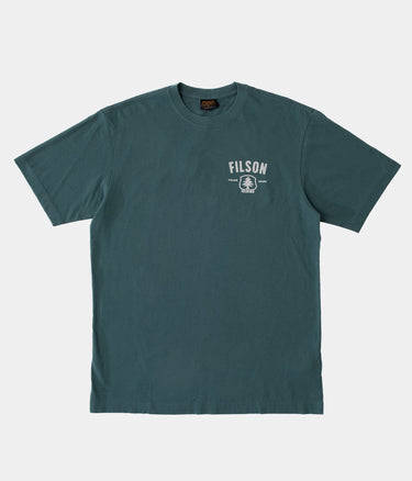 FILSON FORESTRY GRAFIK-T-SHIRT FMTEE0141 MALLARD GREEN - Shoelosophy