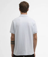 BARBOUR INTERNATIONAL LANGSTON JACQUARD POLO SHIRT MML1543BU41 SKY - Shoelosophy