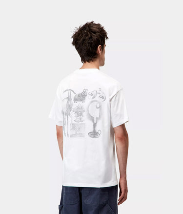 CARHARTT WIP OKNICEOK 01 T-SHIRT I035440 WHITE - Shoelosophy