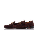 SEBAGO CITYSIDES JOE MODENA SUEDE 77123BW DARK BROWN BIT LOAFER - Shoelosophy