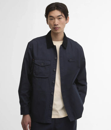 BARBOUR HERITAGE+ ENDURANCE RIPSTOP OVERSHIRT MOS0462NY91 NAVY - Shoelosophy