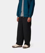 CARHARTT WIP DOUBLE KNEE SWEATPANT I035546 BLACK - Shoelosophy