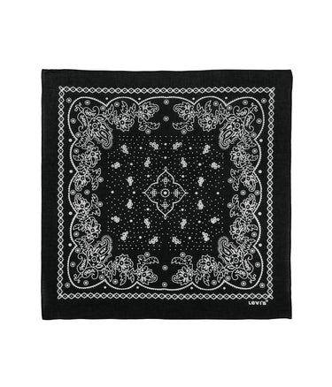 LEVI'S PAISLEY BANDANA 77138-0631 CAVIAR BLACK - Shoelosophy