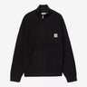 CARHARTT WIP DETROIT HALF ZIP SWEATER I035398 BLACK - Shoelosophy