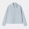 CARHARTT WIP 여성 TOLAND 셔츠 LS I035132 BLUE FOG 시어서커 ​​- Shoelosophy