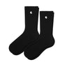 CARHARTT WIP MADISON SOCKS I034572 SCHWARZ 2 PAAR PACK - Shoelosophy