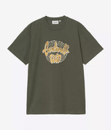 Carhartt WIP CHEDDA T-SHIRT I035428 OPUNTIA HEAVY STONE WASH - Shoelosophy