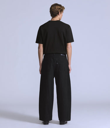 LEVI'S BLUE TAB WIDE PLEAT CROP TROUSERS A9136-0003 DARK STAR JAPANESE DENIM - Shoelosophy