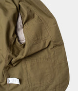 CHESAPEAKE'S PEMBROKE BLAZER JACKET MICRO CANVAS MILITARY GREEN - Shoelosophy