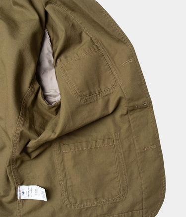 CHESAPEAKE'S PEMBROKE BLAZER JACKET MICRO CANVAS MILITARY GREEN - Shoelosophy