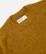 UNIVERSAL WORKS LYON CREW PULL 33457 ALPAGA KNIT OR - Shoelosophy
