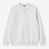 CARHARTT WIP CHASE SWEATSHIRT I033660 ASH HEATHER - Shoelosophy