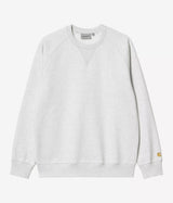 CARHARTT WIP CHASE SWEATSHIRT I033660 ASH HEATHER - Shoelosophy