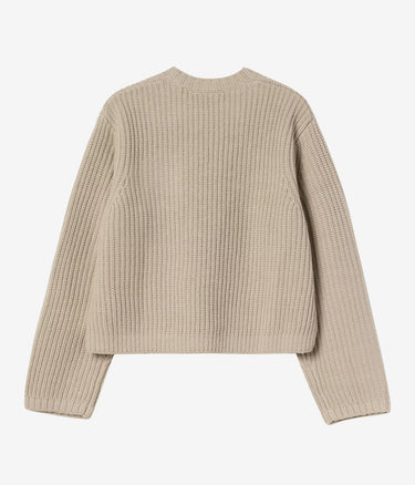 CARHARTT WIP WOMENS MIRA SWEATER I035382 FLEUR DE SEL - Shoelosophy
