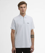BARBOUR INTERNATIONAL LANGSTON JACQUARD POLO SHIRT MML1543BU41 SKY - Shoelosophy