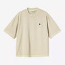 CARHARTT WIP WOMENS NELSON T-SHIRT I033051 STONE GARMENT DYED - Shoelosophy