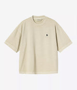 CARHARTT WIP WOMENS NELSON T-SHIRT I033051 STONE GARMENT DYED - Shoelosophy