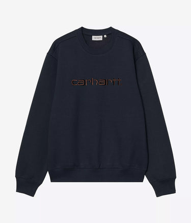 CARHARTT WIP CARHARTT SWEATSHIRT I030546 DEEP NIGHT PALISANDER - Shoelosophy