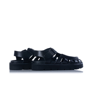 CLARKS ORIGINALS WOMENS MEARE BUCKLE BLACK LEATHER - Shoelosophy