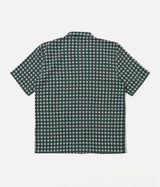 UNIVERSAL WORKS ROAD SHIRT 34658 GRÜN WEISS - Shoelosophy