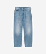 CARHARTT WIP AARON PANT I036728 BLUE BURST WASHED - Shoelosophy
