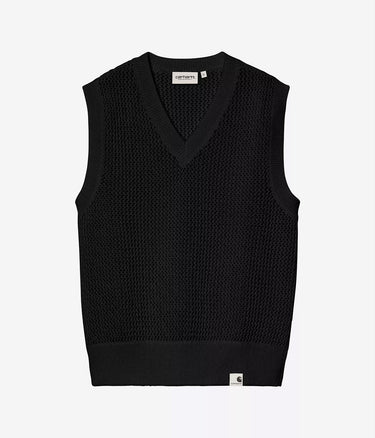 CARHARTT WIP WOMENS STOCKTON VEST I036852 SCHWARZ - Shoelosophy