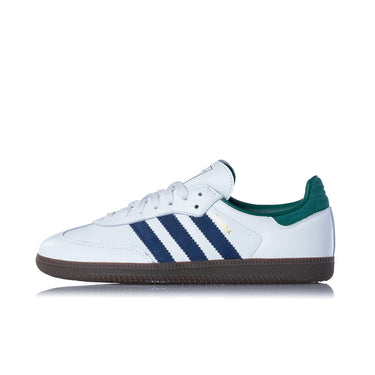 ADIDAS SAMBA IH4882 WEISS NAVY GRÜN - Shoelosophy