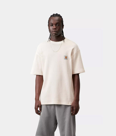CARHARTT WIP NELSON WAFFLE T-SHIRT I036185 NATURAL STÜCKGEFÄRBT - Shoelosophy