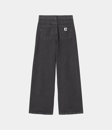 CARHARTT WIP WOMENS JANE PANT I030497 SCHWARZ HEAVY STONE WASHED - Shoelosophy