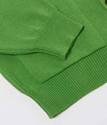 UNIVERSAL WORKS POCKET DAVID CARDIGAN 34451 GREEN - Shoelosophy