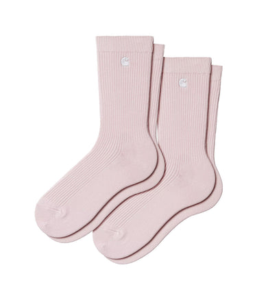 CARHARTT WIP MADISON SOCKS I034572 AIR PINK 2 PAAR PACK - Shoelosophy