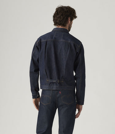 LEVI'S VINTAGE CLOTHING 1936 TYPE 1 재킷 70506-0028 블루 인디고 리지드 MADE IN JAPAN 수축 핏 - Shoelosophy