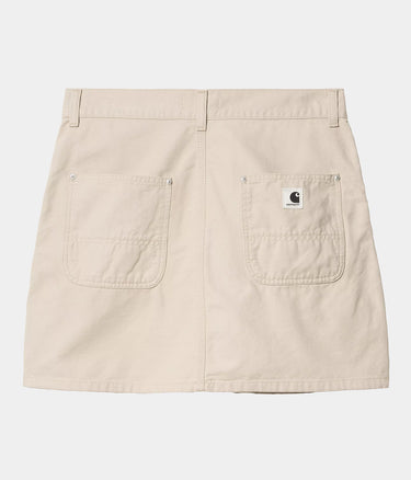 CARHARTT WIP WOMENS MAEVE DOUBLE KNEE SKIRT I034836 FLEUR DE SEL - Shoelosophy