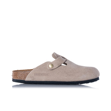 BIRKENSTOCK BOSTON BS SANDCASTLE 1030883 HERGESTELLT IN DEUTSCHLAND WILDLEDER - Shoelosophy