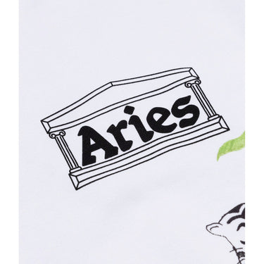ARIES ARISE DOODLE HOODIE STAR20012 WEISS HERGESTELLT IN ITALIEN - Shoelosophy