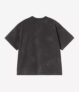 CARHARTT WIP WOMENS PAINTER T-SHIRT I036848 BLACK DESTROY WASH - Shoelosophy