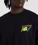 NEW BALANCE TRI LOGO HEAT MAP T-SHIRT MT61V4ZG SCHWARZ - Shoelosophy