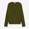 AMISH CREW CROP BOUCLE' ACID GREEN SWEATER - Shoelosophy