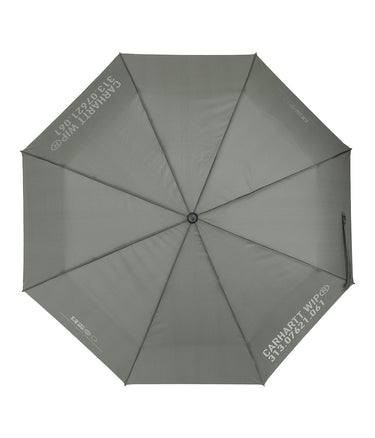 CARHARTT WIP TOUR UMBRELLA I033322 SMOKE GREEN SMOKE GREEN REFLECTIVE - Shoelosophy