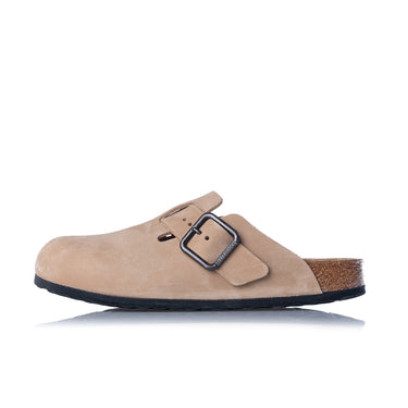 BIRKENSTOCK BOSTON WIRE BUCKLE 1031573 SANDCASTLE MADE IN GERMANY - Shoelosophy