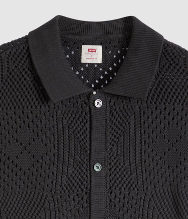 LEVI'S セーター キャンプ シャツ 0013G-0004 ダーク ファントム クロシェ ポインテル - Shoelosophy