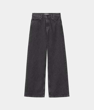 CARHARTT WIP WOMENS JANE PANT I030497 SCHWARZ HEAVY STONE WASHED - Shoelosophy